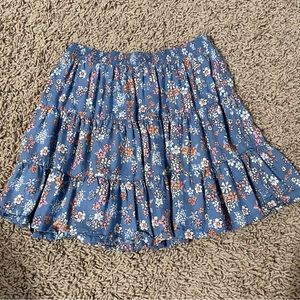 Purple Floral Tiered Skirt - Oshkosh - size 12